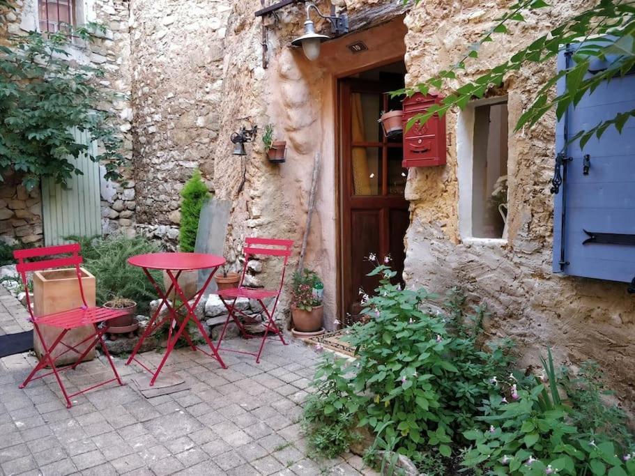 Maisonnette Au Pied Du Mont Ventoux Ste Colombe Bédoin Exterior foto